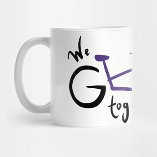 We go together - purple Mug